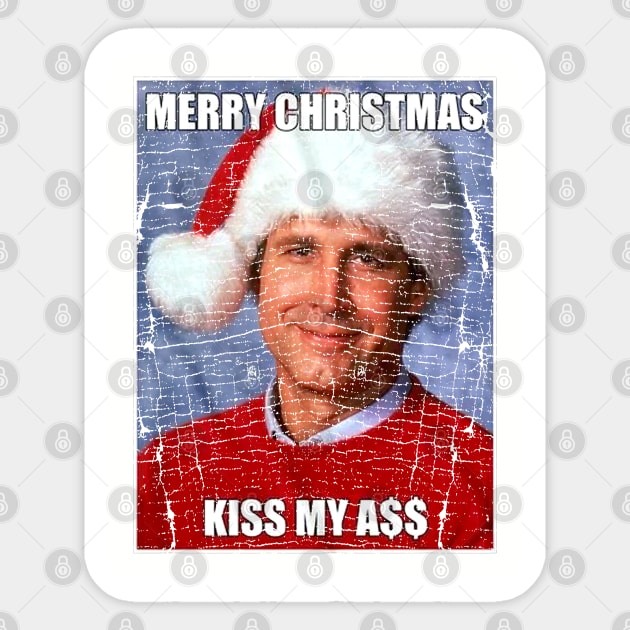 MARRY CHRISTMAS KISS MY ASS Sticker by gulymaiden